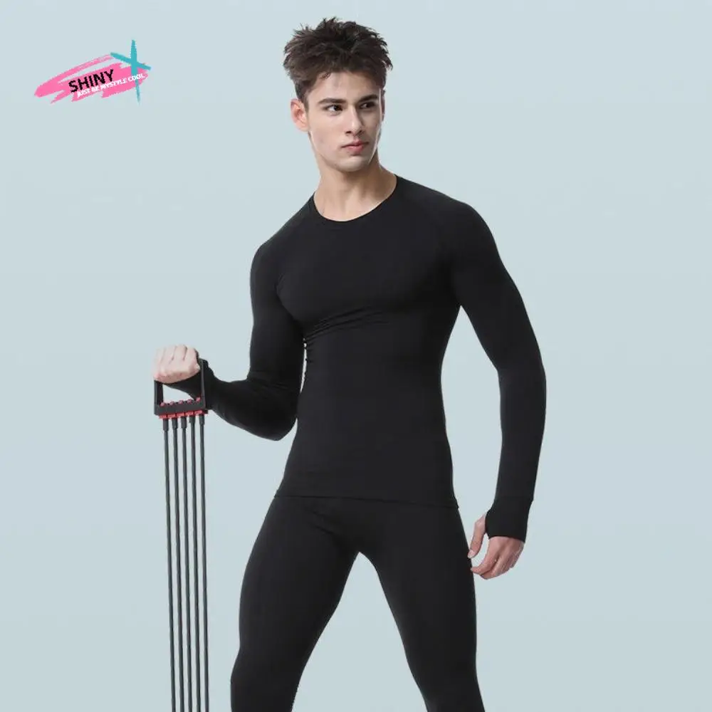 2PCS Set Quick-drying Men's Ski Thermal Underwear Elastic Soft Fleece Fitness Suit Tight-fitting Comfortable Tops Pants Set Gym
2PCS Set Quick-drying Men's Ski Thermal Underwear Elastic Soft Fleece Fitness Suit Tight-fitting Comfortable Tops Pants Set Gym