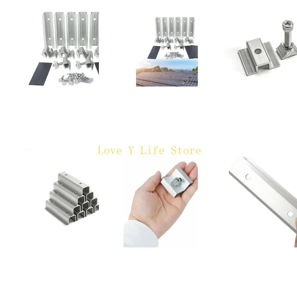 L74C Регулируемые монтажные зажимы для солнечной панели и комплект направляющих Алюминиевые кронштейны Концевые зажимы для для
L74C Регулируемые монтажные зажимы для солнечной панели и комплект направляющих Алюминиевые кронштейны Концевые зажимы для для
