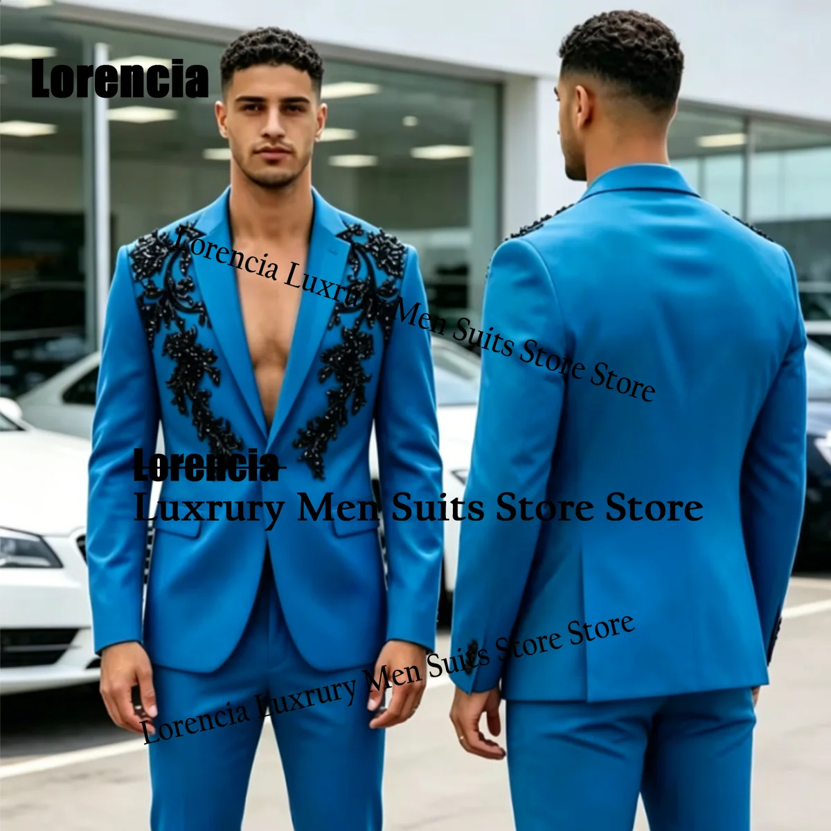 Customized Glitter Crystals Men Suit Simple Rhinestone Diamond Wedding Tuxedos Slim Luxury hombre 2 Pieces Set Groom Male Blazer
Customized Glitter Crystals Men Suit Simple Rhinestone Diamond Wedding Tuxedos Slim Luxury hombre 2 Pieces Set Groom Male Blazer