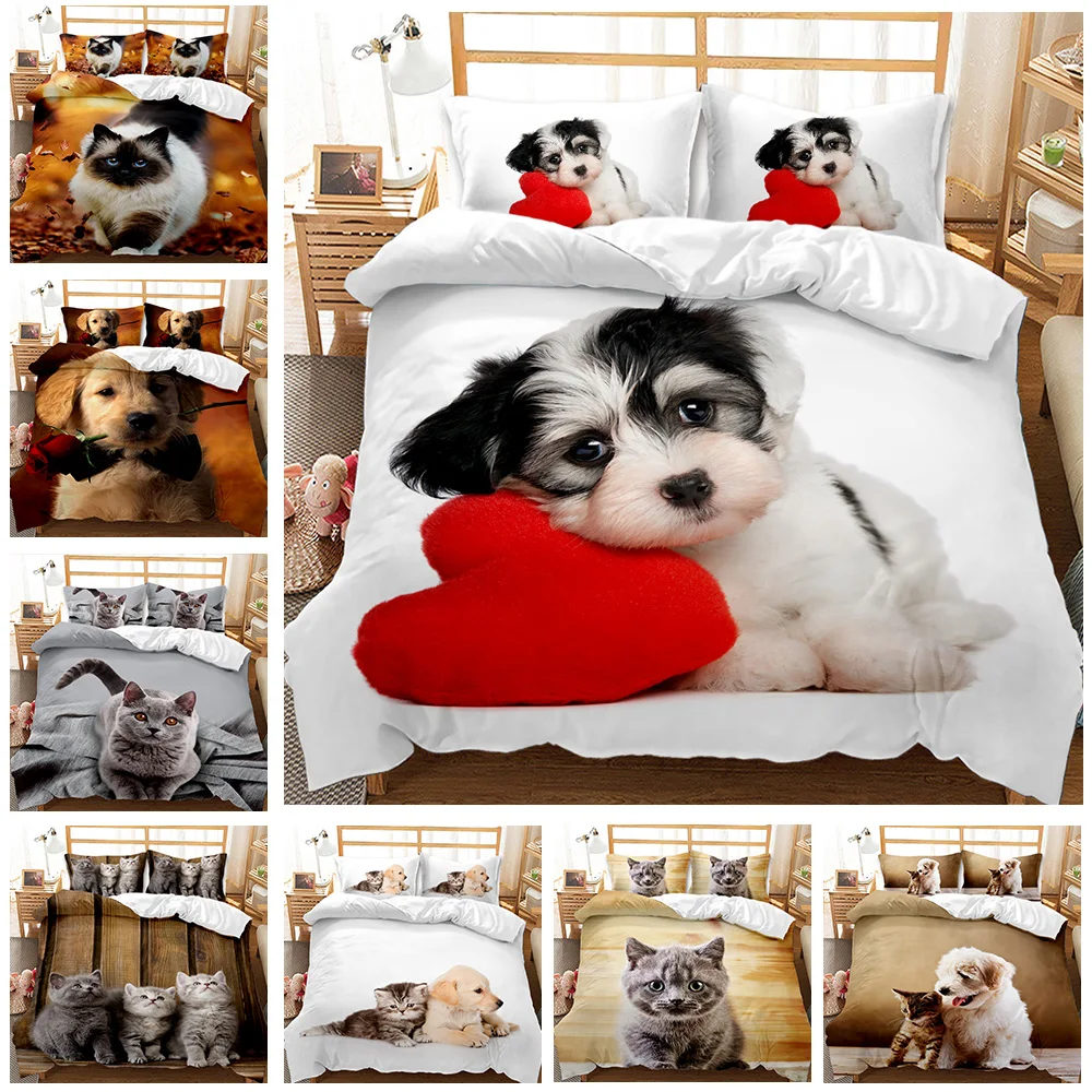 Cute Cartoon Dog Pet Puppy Animal Design Comforter Cover for Kids. Ideal for Boys and Girls. Dog Duvet Cover Bedding Set
Cute Cartoon Dog Pet Puppy Animal Design Comforter Cover for Kids. Ideal for Boys and Girls. Dog Duvet Cover Bedding Set