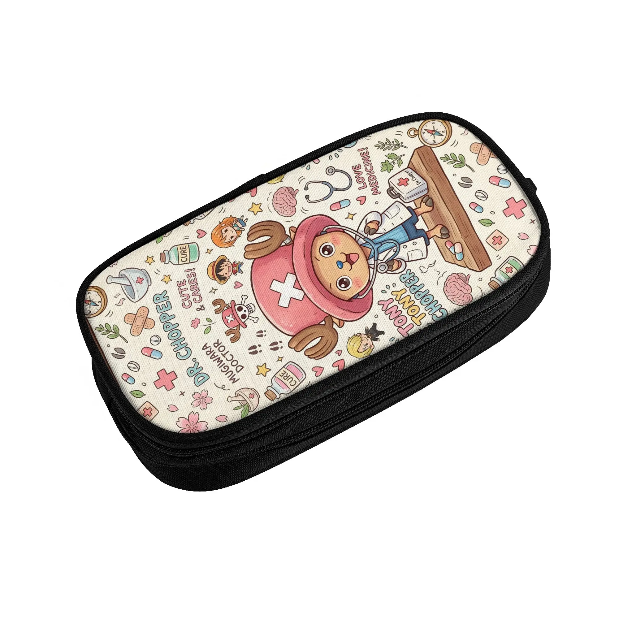 Custom One P-Pieces Tonys Choppers Kawaii Pencil Case Boys Girls Large Capacity Cartoon Anime Pencil Box School Accessories
Custom One P-Pieces Tonys Choppers Kawaii Pencil Case Boys Girls Large Capacity Cartoon Anime Pencil Box School Accessories