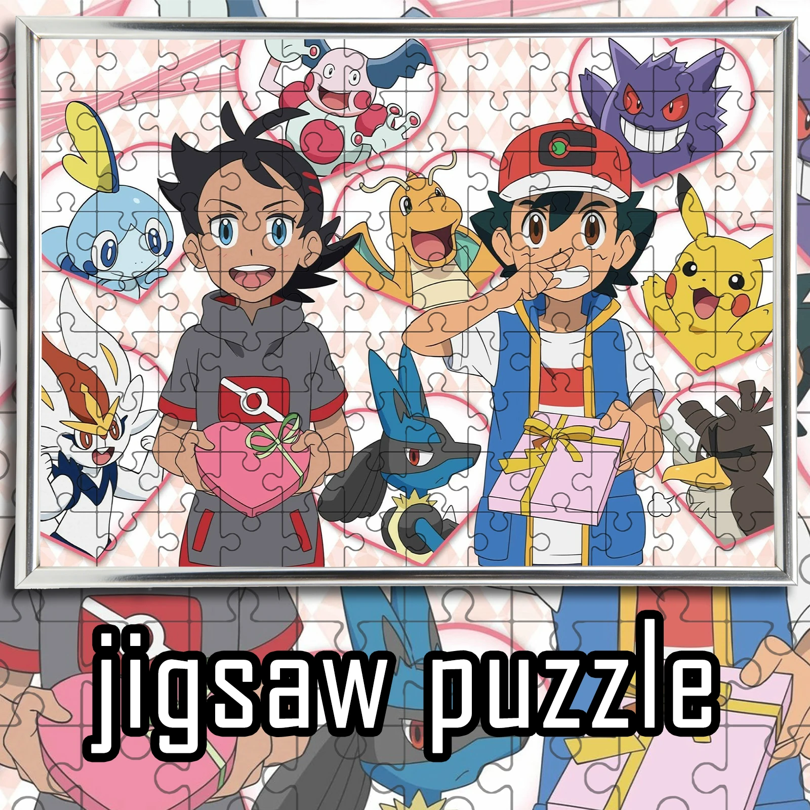 Warm Valentine Pokemon Characters with Gifts Scene Puzzle 108-1000pcs Home Decor
Warm Valentine Pokemon Characters with Gifts Scene Puzzle 108-1000pcs Home Decor