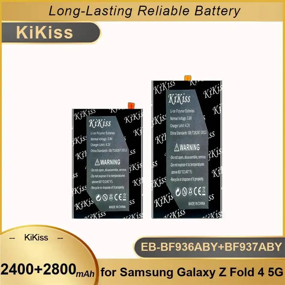 Stable Mobile Phone Battery Lightweight For Samsung Galaxy Z Fold 4 5G 2400Mah+2800Mah EB-BF936ABY+BF937ABY
Stable Mobile Phone Battery Lightweight For Samsung Galaxy Z Fold 4 5G 2400Mah+2800Mah EB-BF936ABY+BF937ABY