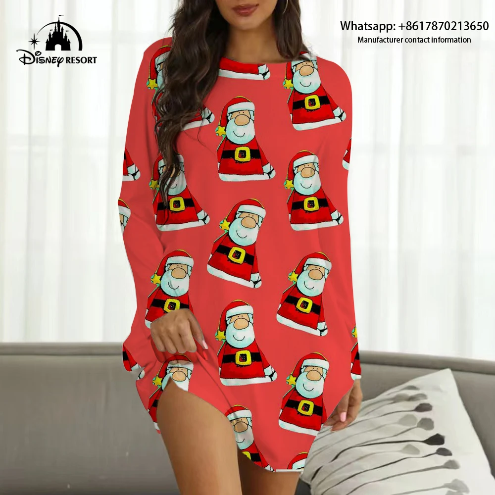 2024 New Christmas Dress Fashion 3D Printing Anime Women's Pullover Long Sleeve Dress
2024 New Christmas Dress Fashion 3D Printing Anime Women's Pullover Long Sleeve Dress