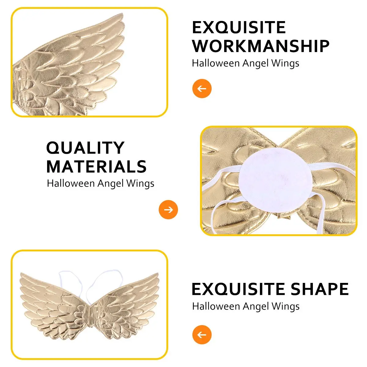 2pcs Children's Halloween Costume Kids Silver Gold Fairy Toddler Performance Props Cosplay Accessories
2pcs Children's Halloween Costume Kids Silver Gold Fairy Toddler Performance Props Cosplay Accessories