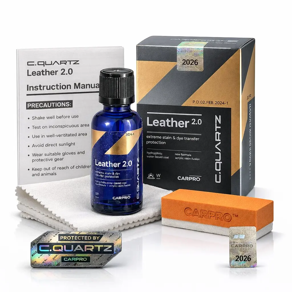 For CAR CQUARTZ Leather 2.0 Hydrophobic Oil Phobic Safe on Car Leather Resistance To UV Denim Dye Coloring Abrasion Stains
For CAR CQUARTZ Leather 2.0 Hydrophobic Oil Phobic Safe on Car Leather Resistance To UV Denim Dye Coloring Abrasion Stains