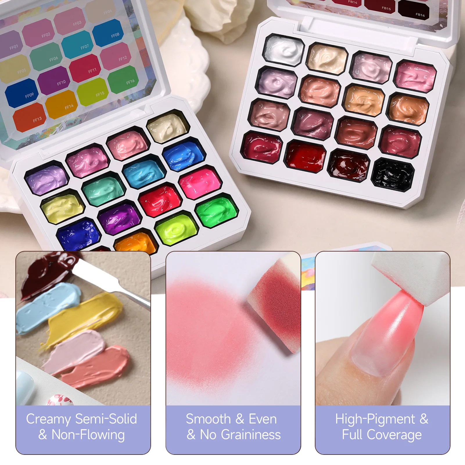 UR SUGAR 16 Colors/1 Group Pat Painting Gel For Gradient Stamping Drawing & Pattern UV/LED Soak Off Long Wear
UR SUGAR 16 Colors/1 Group Pat Painting Gel For Gradient Stamping Drawing & Pattern UV/LED Soak Off Long Wear