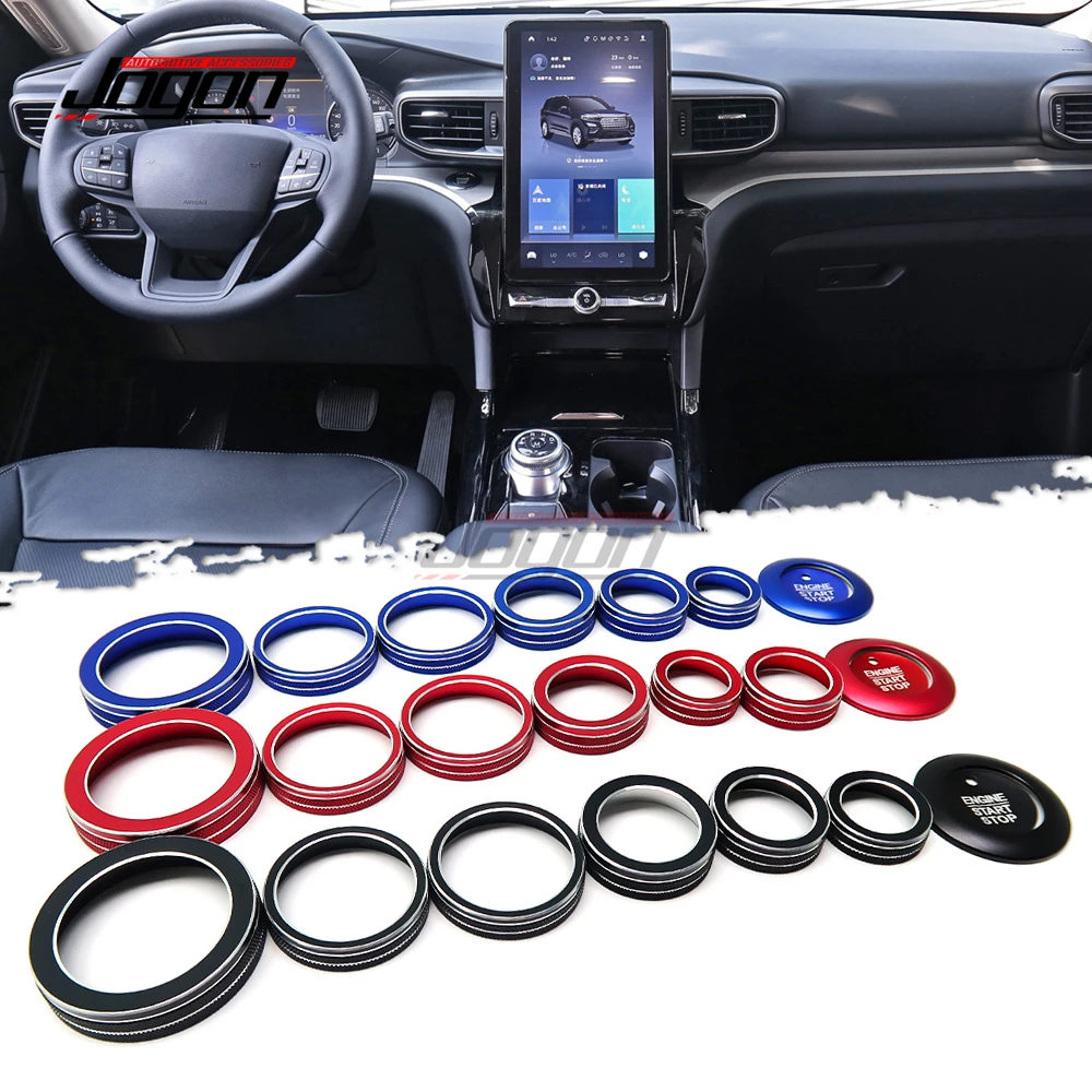 8PCS For Ford Explorer 2020 2021 Car Inner Start Stop Sticker Drive Mode Button Volume Knob Control Switch Headlight Adjustment
8PCS For Ford Explorer 2020 2021 Car Inner Start Stop Sticker Drive Mode Button Volume Knob Control Switch Headlight Adjustment