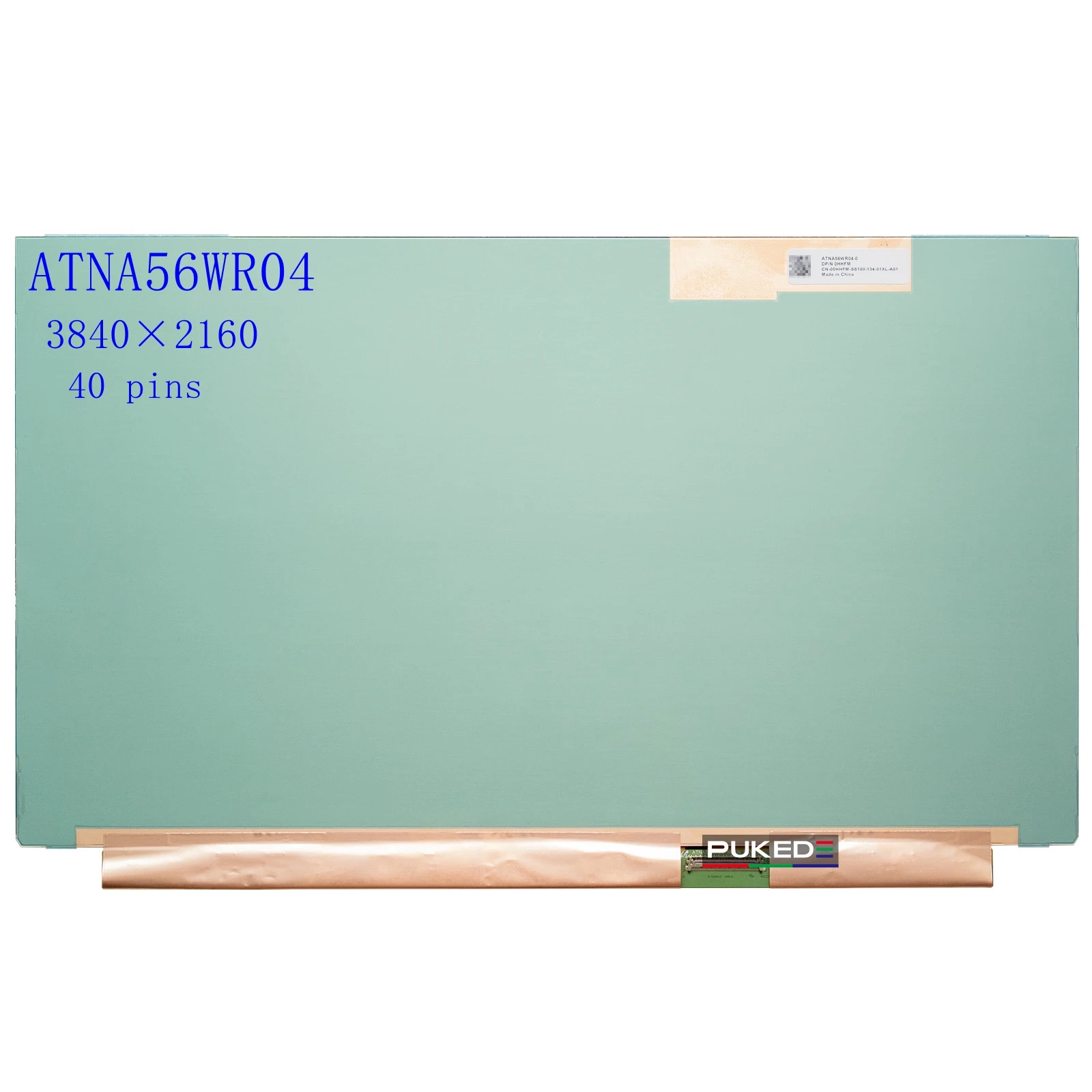 15,6-дюймовый ATNA56WR04 ATNA56WR04-0 для DELL DP/N: 0HHFM 4K OLED ЖК-экран для ноутбука, матрица UHD 3840 × 2160 edp, 40 контактов
15,6-дюймовый ATNA56WR04 ATNA56WR04-0 для DELL DP/N: 0HHFM 4K OLED ЖК-экран для ноутбука, матрица UHD 3840 × 2160 edp, 40 контактов