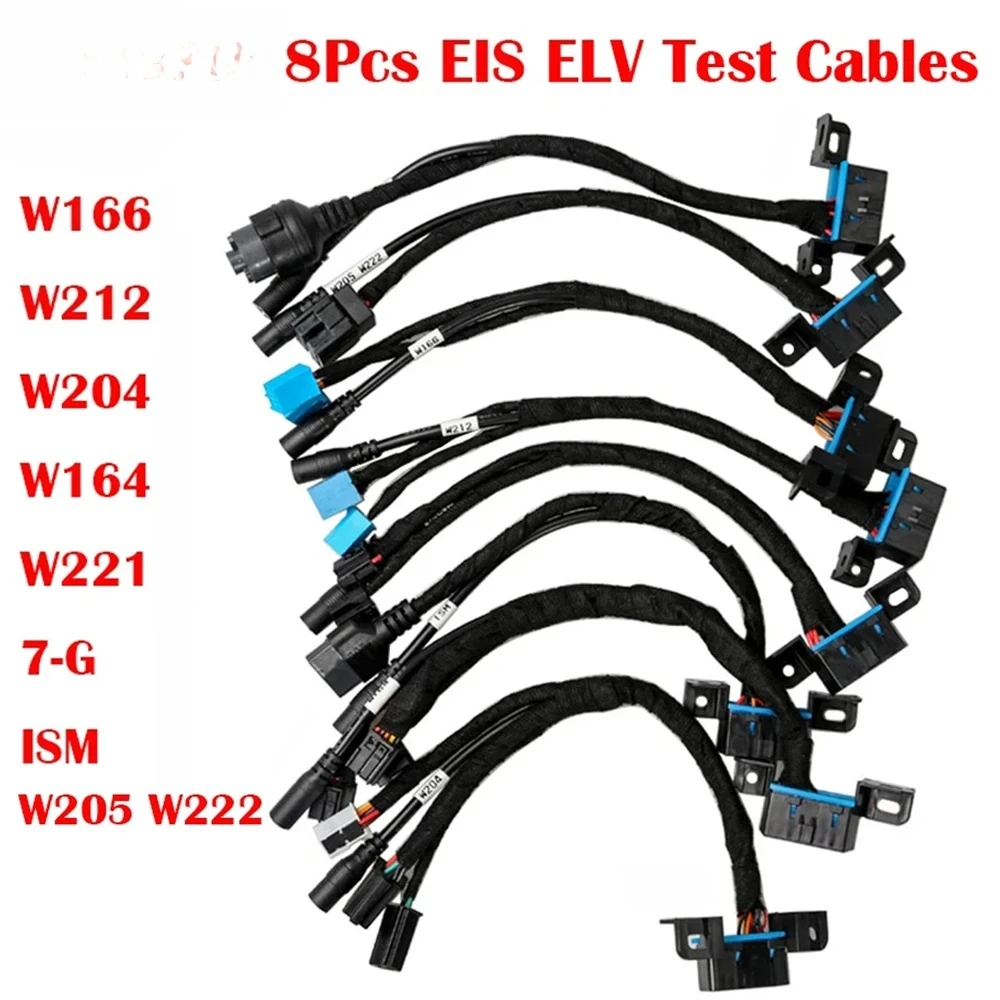 Кабели для тестирования EIS ELV (8 шт.) для Mercedes W204 W212 W221 W164 W166 W205 W222, совместимые с VVDI MB BGA и CGDI Prog MB
Кабели для тестирования EIS ELV (8 шт.) для Mercedes W204 W212 W221 W164 W166 W205 W222, совместимые с VVDI MB BGA и CGDI Prog MB