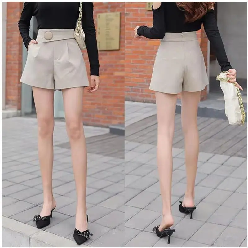 Women's Pants 2024 Summer Stretch Button Up Wide Leg Pants Women's High Waist Suit Short Loose Office OL Ladies Short A22
Women's Pants 2024 Summer Stretch Button Up Wide Leg Pants Women's High Waist Suit Short Loose Office OL Ladies Short A22