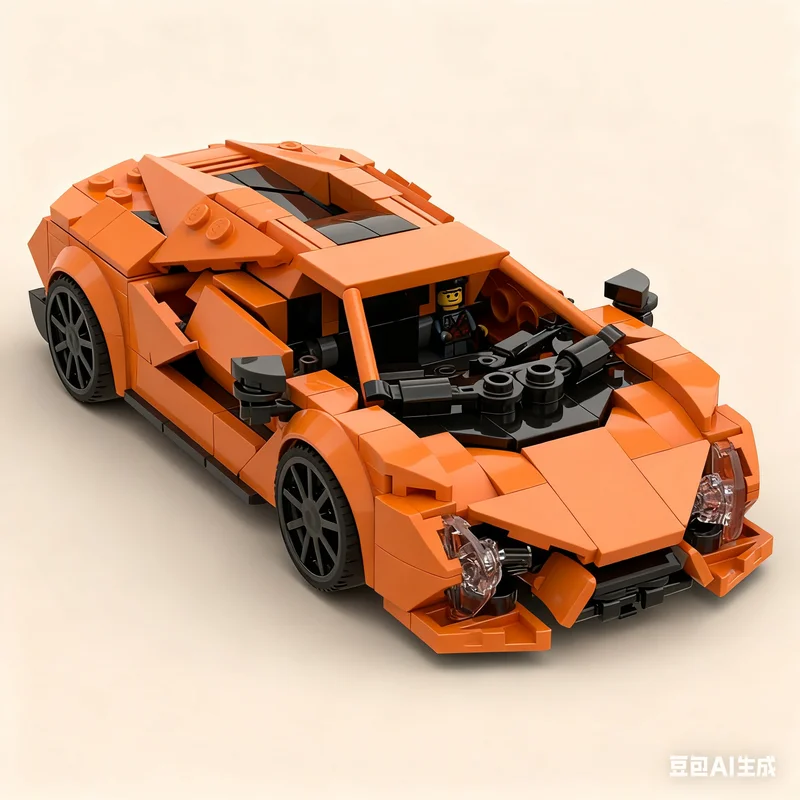 340PCS MOC City Champions Super Car Classic Supercar Revuelto Model Technology DIY Assembly Building Blocks Display Gift Home
340PCS MOC City Champions Super Car Classic Supercar Revuelto Model Technology DIY Assembly Building Blocks Display Gift Home