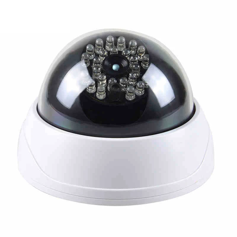 Dummy Security Camera, Fake Security Camera with One Red LED Light, Built-in a Light Sensor, for Home Indoor Outdoor
Dummy Security Camera, Fake Security Camera with One Red LED Light, Built-in a Light Sensor, for Home Indoor Outdoor