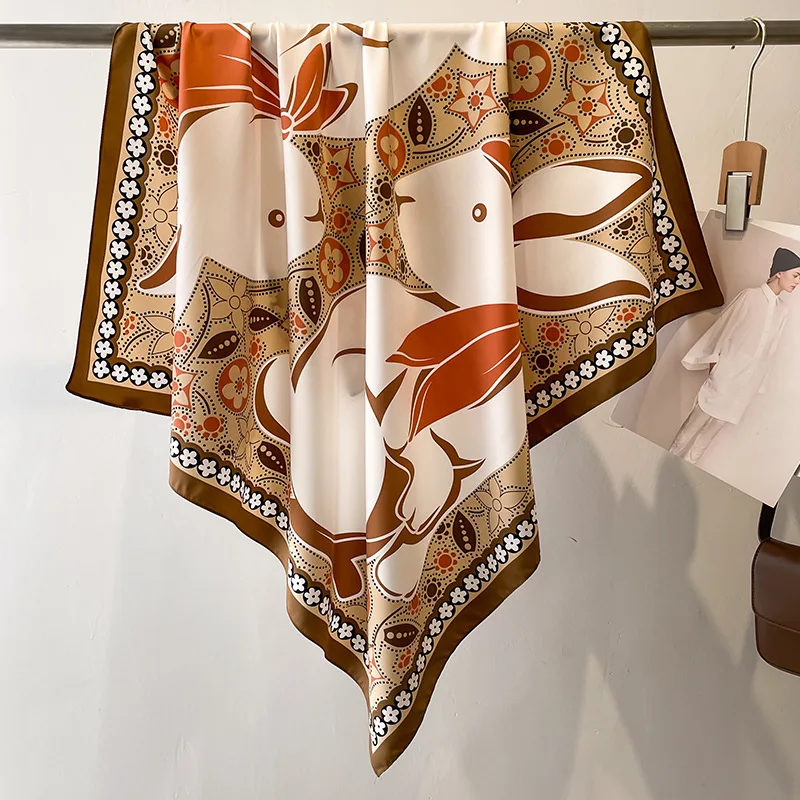 Luxury Brand 2024 Silk Scarf Women 90X90cm Hijab Square Scarf Bufanda Bandana Scarves Headband Kerchief Tie Bag Mom Gift Ribbon
Luxury Brand 2024 Silk Scarf Women 90X90cm Hijab Square Scarf Bufanda Bandana Scarves Headband Kerchief Tie Bag Mom Gift Ribbon