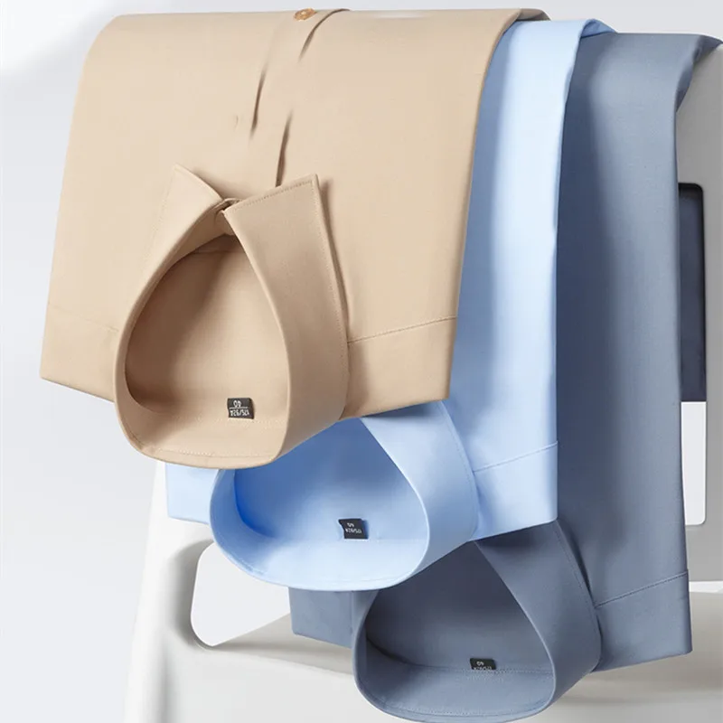 Luxury Mulberry Silk Shirts For Men Long Sleeve Soft Wrinkle-resistant Soft Versatile Dress Shirts Banquet Party Man Clothes 6XL
Luxury Mulberry Silk Shirts For Men Long Sleeve Soft Wrinkle-resistant Soft Versatile Dress Shirts Banquet Party Man Clothes 6XL