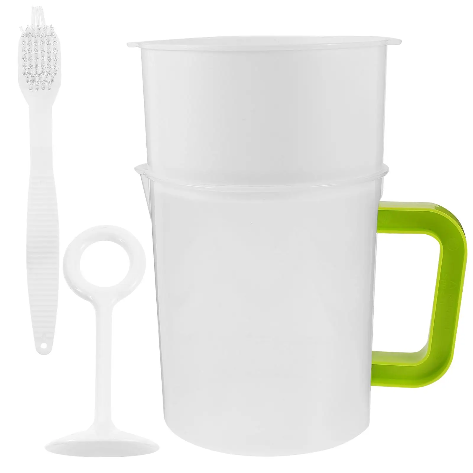 Soy Milk Filter Cup Set 1.5L 80 Mesh Reusable Fine Strainer Yoghurt Juice Tea Coffee Maker Kitchen Tool Food Plastic
Soy Milk Filter Cup Set 1.5L 80 Mesh Reusable Fine Strainer Yoghurt Juice Tea Coffee Maker Kitchen Tool Food Plastic