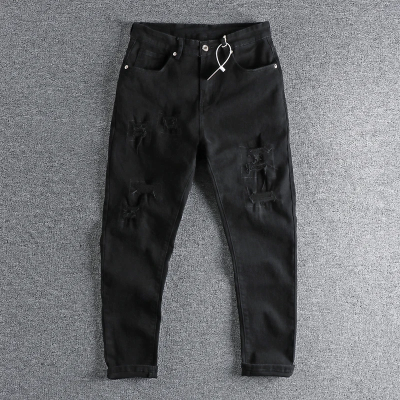 Wearable Retro Wash Cotton Stretch Men's Jeans Trendy Slim Straight Long Pants Easy to Wear Comfortable Fit Youthful Casual
Wearable Retro Wash Cotton Stretch Men's Jeans Trendy Slim Straight Long Pants Easy to Wear Comfortable Fit Youthful Casual
