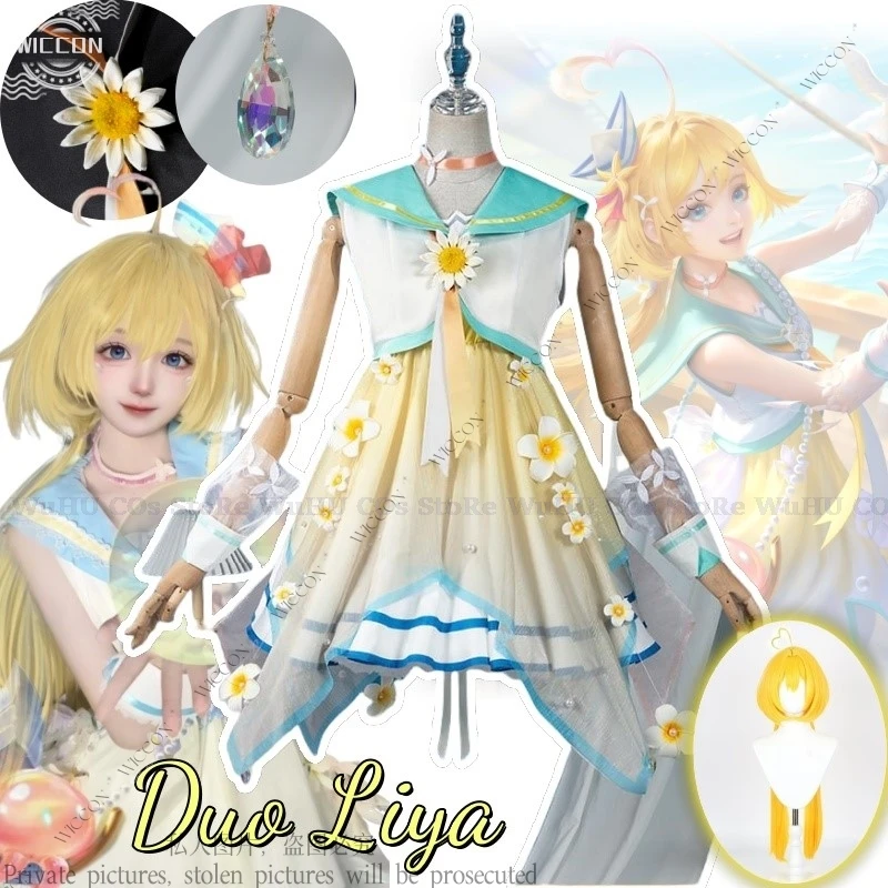 King Cos Of Glory Dolia Cosplay Costume Wig Merpeople MOBA Support Golden Tide Woman Adult Dress Role Play Song Of Mermaid
King Cos Of Glory Dolia Cosplay Costume Wig Merpeople MOBA Support Golden Tide Woman Adult Dress Role Play Song Of Mermaid