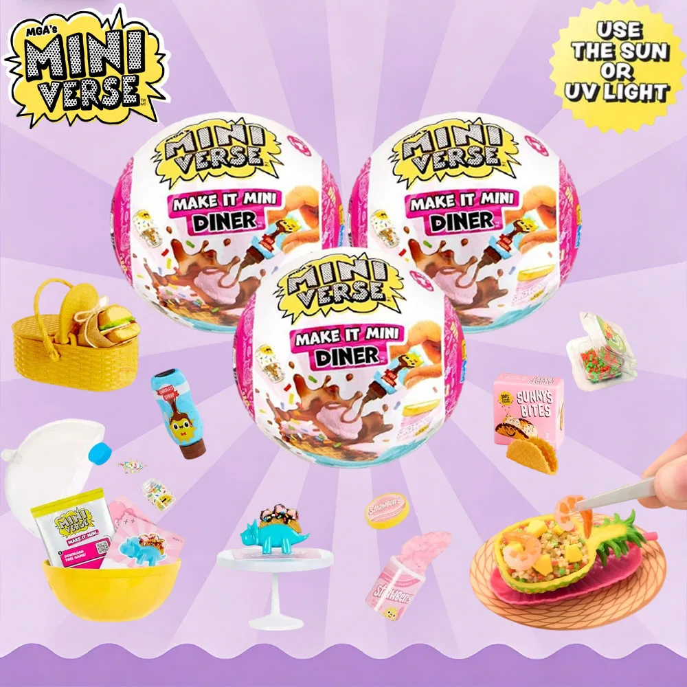 MGA's Miniverse Make It Mini Diner Series 4 Mini Collectibles Mini Collectibles Blind Packaging Surprise Blind Ball Exquisite
MGA's Miniverse Make It Mini Diner Series 4 Mini Collectibles Mini Collectibles Blind Packaging Surprise Blind Ball Exquisite