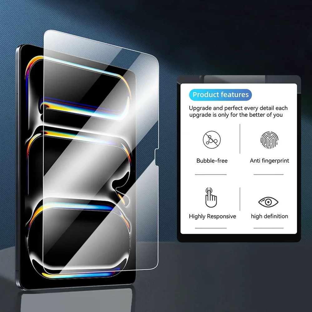 1PCS Tempered Glass Screen Protector For 2025 New Ipad A16 11th/10th Generation Air M3 M2 Air11/13inch Pro12.9 Pro 11 HD Clear
1PCS Tempered Glass Screen Protector For 2025 New Ipad A16 11th/10th Generation Air M3 M2 Air11/13inch Pro12.9 Pro 11 HD Clear