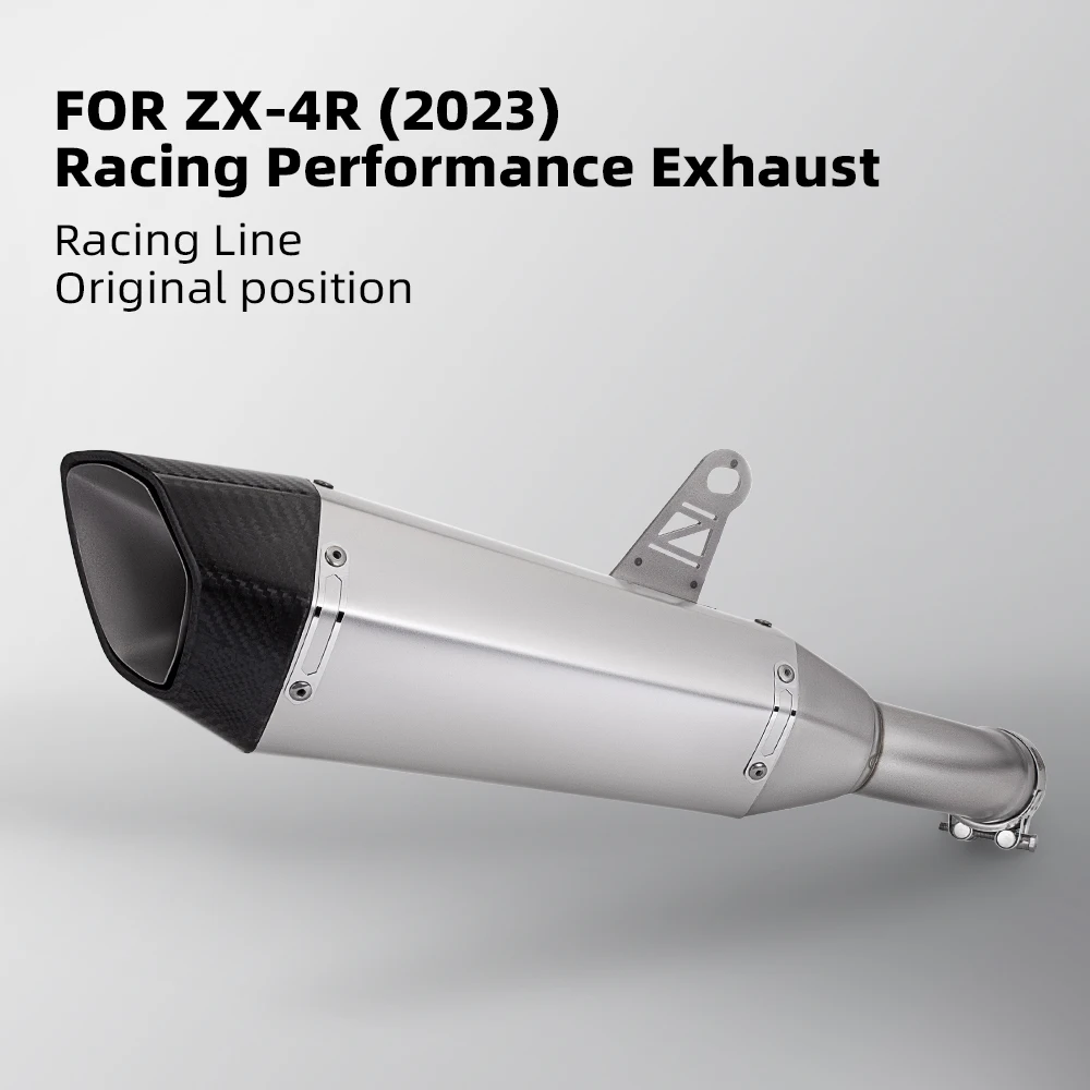 For KAWASAKI Ninja ZX-4R ZX-4RR ZX4R 2023-2025 Motorcycle Exhaust Tail Pipe Carbon Yoshimura TSS Muffler Original Interface
For KAWASAKI Ninja ZX-4R ZX-4RR ZX4R 2023-2025 Motorcycle Exhaust Tail Pipe Carbon Yoshimura TSS Muffler Original Interface