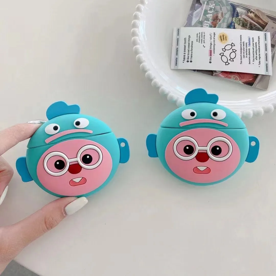 Cartoon Glasses Clown Fish Case for AirPods Pro2 Airpod Pro 1 2 3 Bluetooth Earbuds Charging Box Protective Earphone Case Cover
Cartoon Glasses Clown Fish Case for AirPods Pro2 Airpod Pro 1 2 3 Bluetooth Earbuds Charging Box Protective Earphone Case Cover