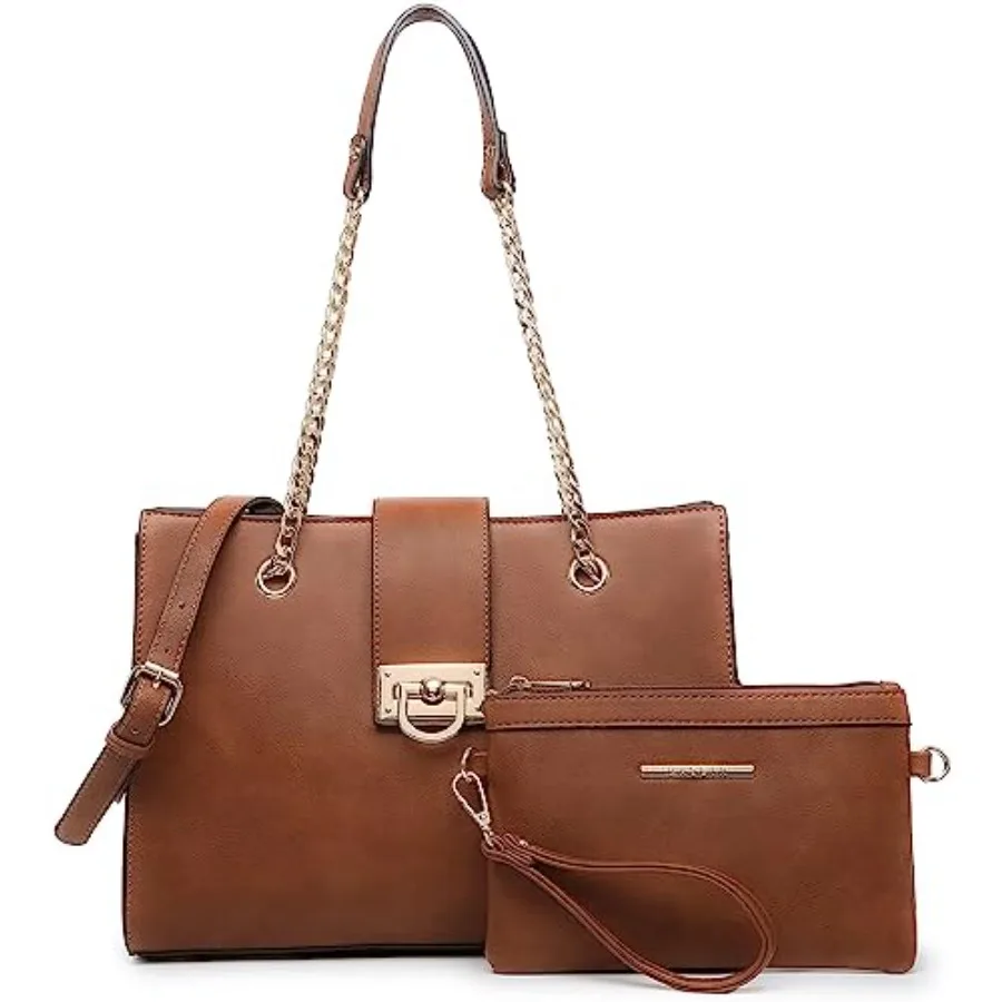 Dasein Leather Handbag Tote Hobo Bag for Women Shoulder Purse Top Handle Satchel Bag with Matching Clutch
Dasein Leather Handbag Tote Hobo Bag for Women Shoulder Purse Top Handle Satchel Bag with Matching Clutch