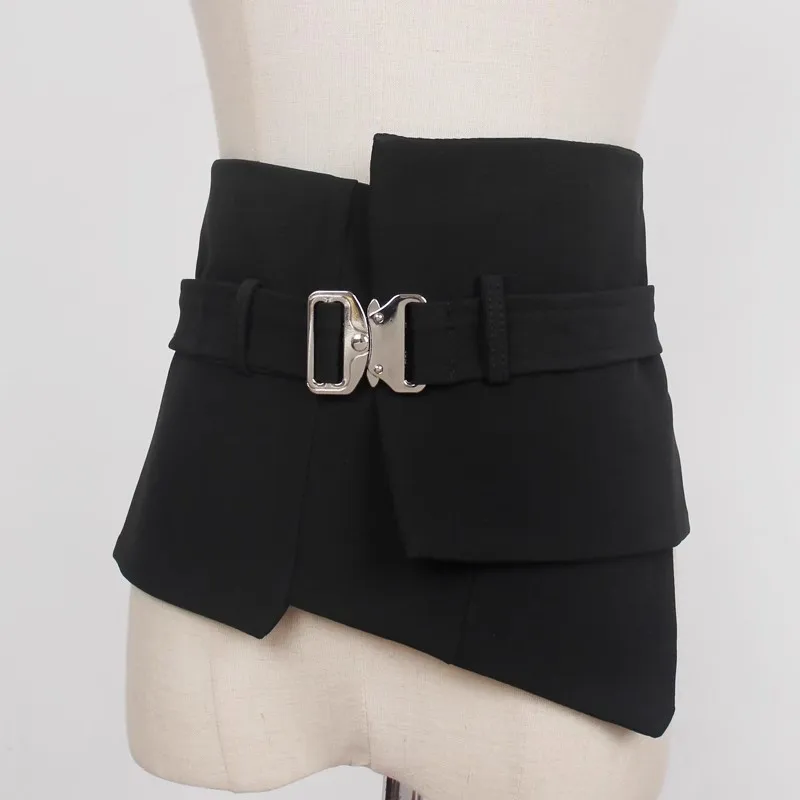 Women's Fashion Black Fabric Corset Female Cummerbund Coat Waistband Dress Decration Wide Belt J268
Women's Fashion Black Fabric Corset Female Cummerbund Coat Waistband Dress Decration Wide Belt J268