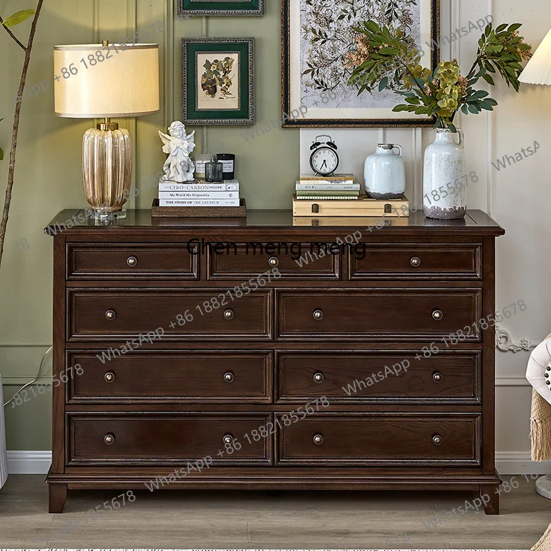 Solid wood simple modern bedroom, chest of drawers, living room storage, ancient chest of drawers
Solid wood simple modern bedroom, chest of drawers, living room storage, ancient chest of drawers