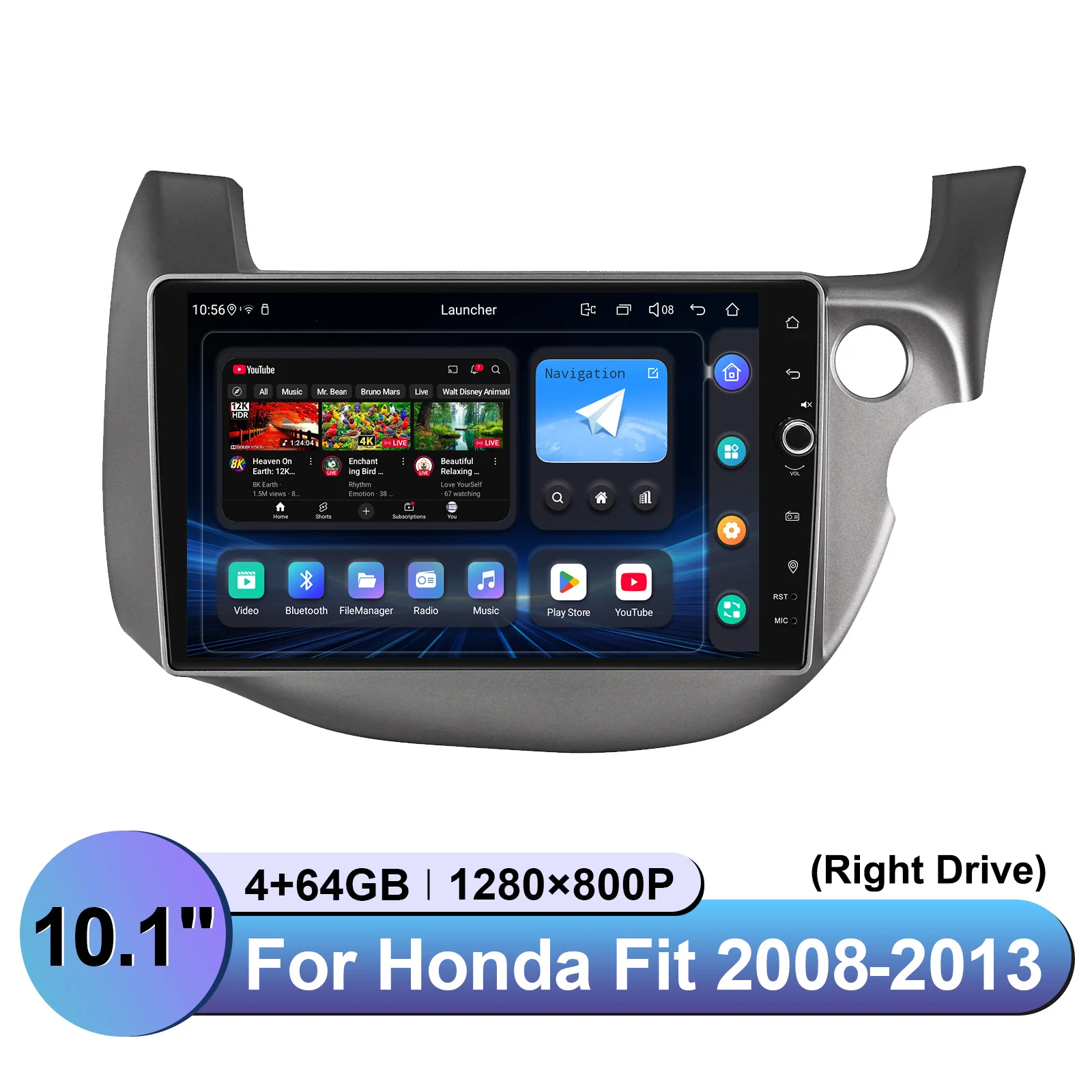 Joying 10-дюймовый Android 13.0 автомобильный радиоприемник сменный головной блок Carplay для 2008-2013 годов Honda Fit Right-Drive Plug & Play
Joying 10-дюймовый Android 13.0 автомобильный радиоприемник сменный головной блок Carplay для 2008-2013 годов Honda Fit Right-Drive Plug & Play