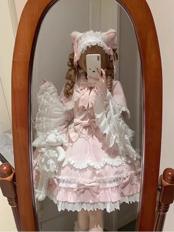 Adorable Pink Lolita Skirt And Cape Set Sweet Princess Girl's Dress Early Sensation Lolita Outfit Winter 2025 Ladies Fashion
Adorable Pink Lolita Skirt And Cape Set Sweet Princess Girl's Dress Early Sensation Lolita Outfit Winter 2025 Ladies Fashion