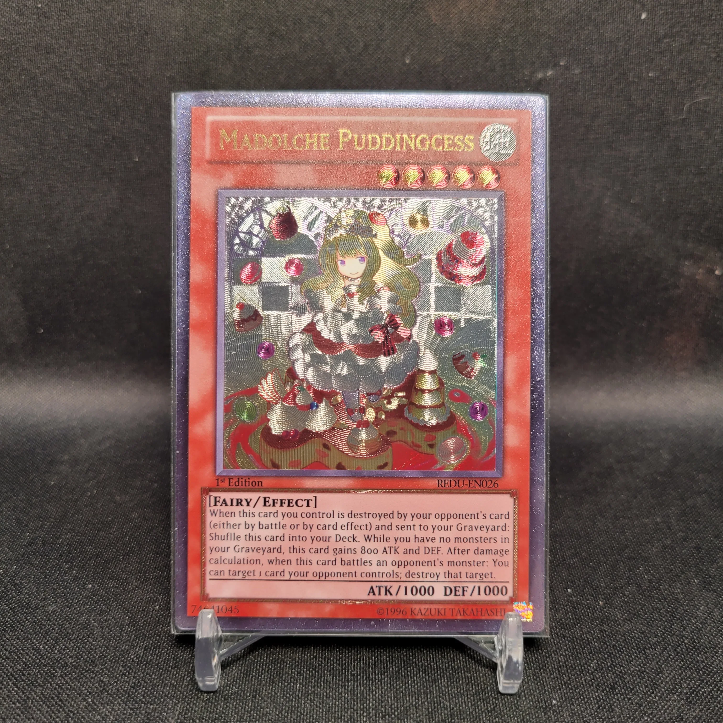 Yu-Gi-Oh Ultimate Rare REDU-EN026/Madolche Puddingcess Reissue Toys Hobbies Hobby Collectibles Game Collection Anime Cards
Yu-Gi-Oh Ultimate Rare REDU-EN026/Madolche Puddingcess Reissue Toys Hobbies Hobby Collectibles Game Collection Anime Cards