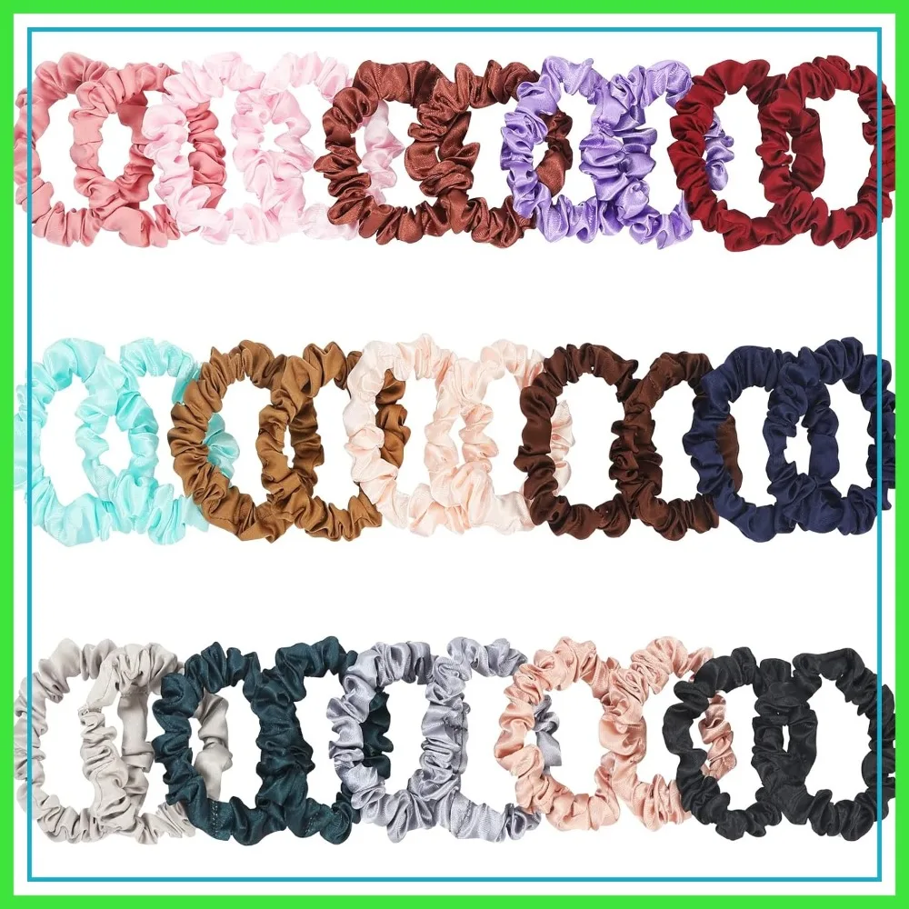 30Pcs Small Silk Satin Hair Scrunchies, Hair Ties for Women Girls Hair Accessories Gift
30Pcs Small Silk Satin Hair Scrunchies, Hair Ties for Women Girls Hair Accessories Gift