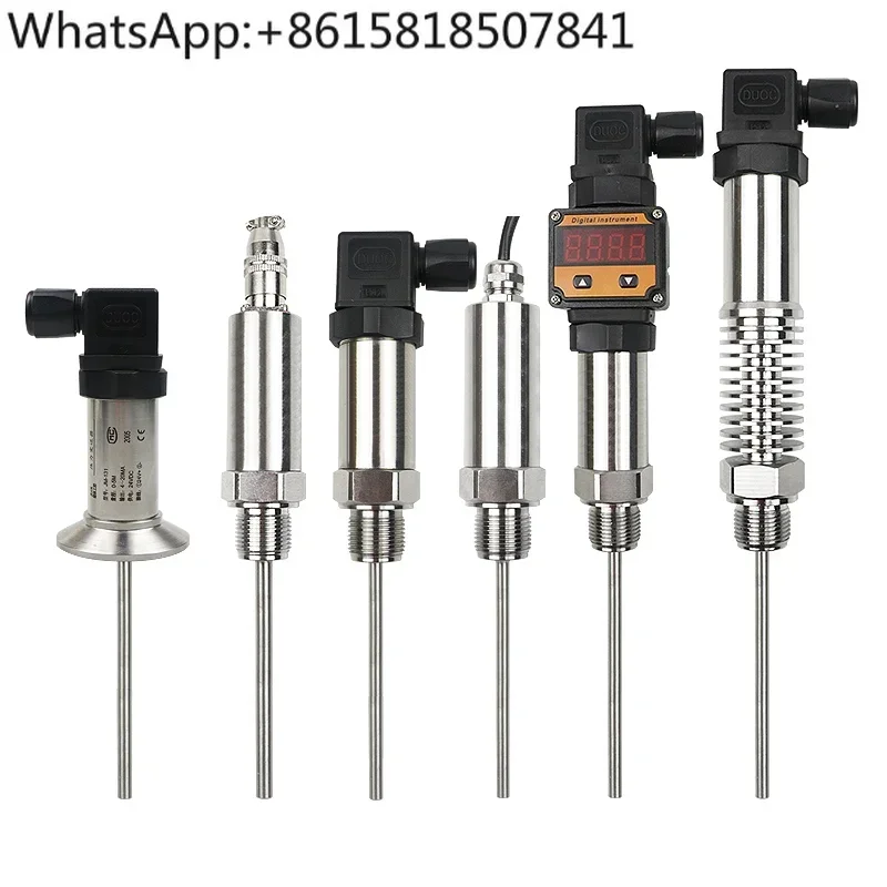 Integrated temperature transmitter 4-20ma output plug-in sensor module 0-10v thermal resistance PT100
Integrated temperature transmitter 4-20ma output plug-in sensor module 0-10v thermal resistance PT100