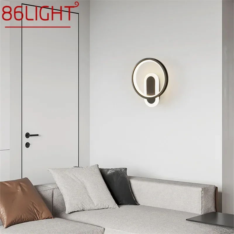 86LIGHT Modern Black Brass Sconce Lamp LED 3 Colors Light Luxury Creative Copper Beside Lighting for Aisle Bedroom Decor
86LIGHT Modern Black Brass Sconce Lamp LED 3 Colors Light Luxury Creative Copper Beside Lighting for Aisle Bedroom Decor