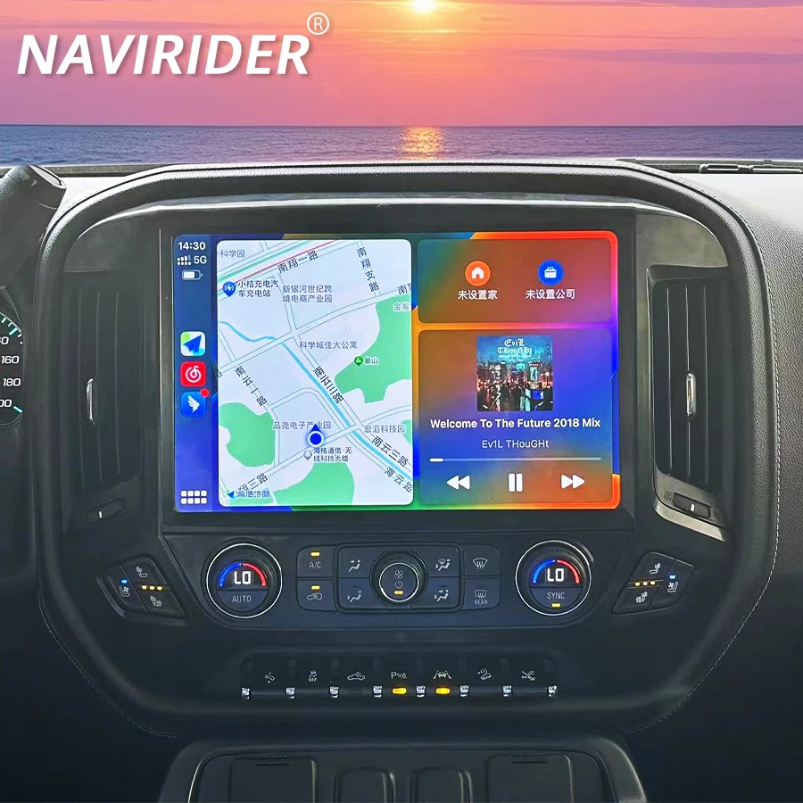 13.3" Android 14 Tape Recorder Suitable For Chevrolet Silverado GMC Sierra 2014-2018 Stereo Auto Radio Navigation Video Player
13.3" Android 14 Tape Recorder Suitable For Chevrolet Silverado GMC Sierra 2014-2018 Stereo Auto Radio Navigation Video Player