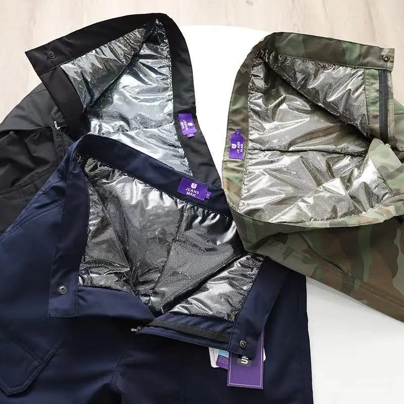 Winter Outdoor Men's Work Trousers Windproof Waterproof down Filled Cuffed Reflective Heat Insulation Long Straight Leg Pants
Winter Outdoor Men's Work Trousers Windproof Waterproof down Filled Cuffed Reflective Heat Insulation Long Straight Leg Pants