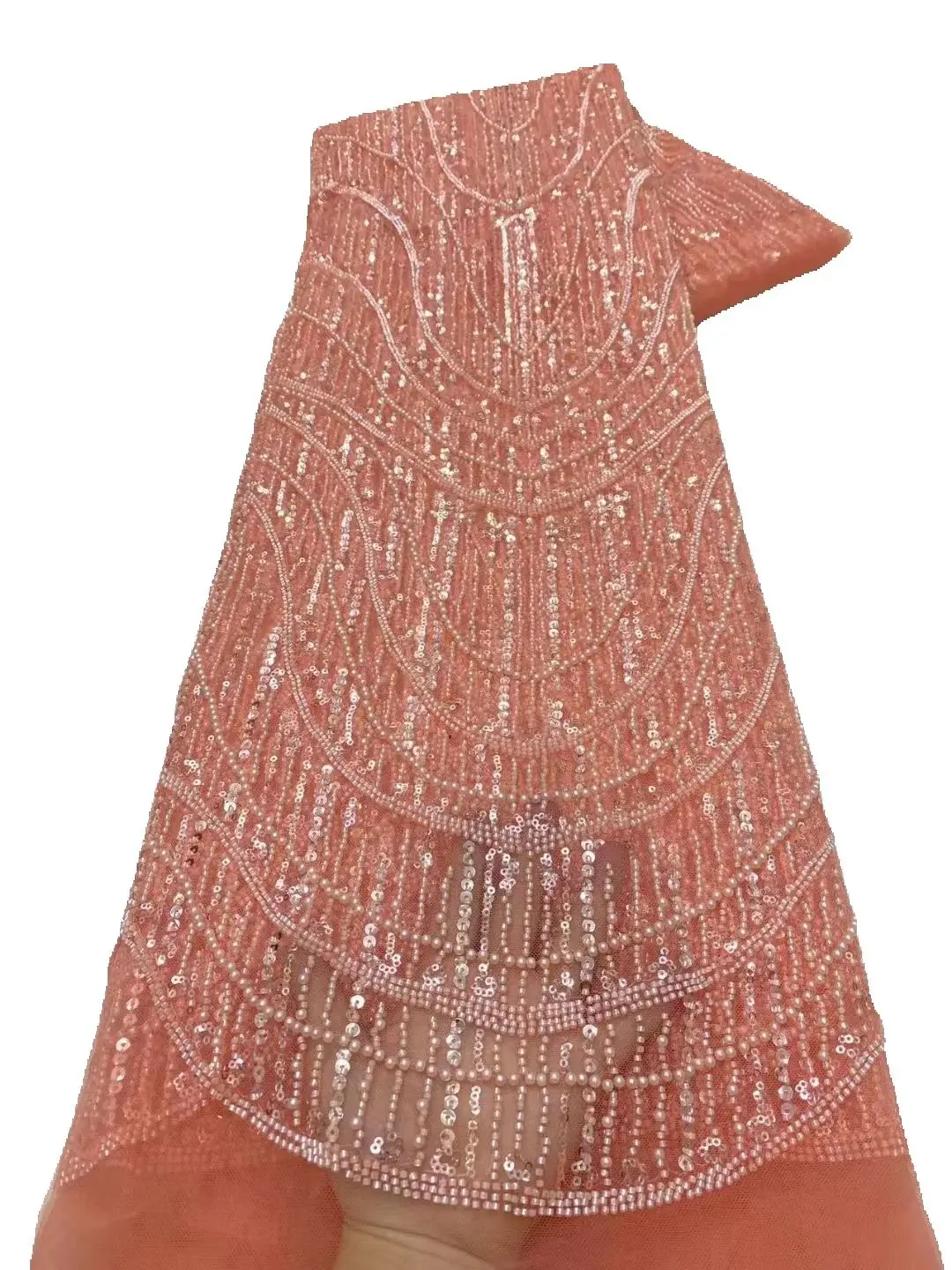 African Mesh Lace Sequin Fabric,For Sewing,Clothes,Beaded,Tulle,Wedding Dresses,Embroidery,Fabrics By The Meter,Crafts,5 Yards
African Mesh Lace Sequin Fabric,For Sewing,Clothes,Beaded,Tulle,Wedding Dresses,Embroidery,Fabrics By The Meter,Crafts,5 Yards