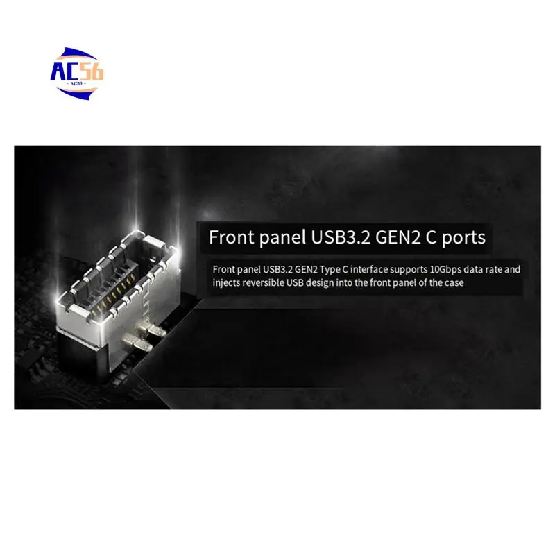 AC56-разъемы USB 3.2 Удлинительный кабель для передней панели, кабель-перегородка Gen2x2 TYPE-E для корпуса Type-C Front C Женский 10G/20Gbps
AC56-разъемы USB 3.2 Удлинительный кабель для передней панели, кабель-перегородка Gen2x2 TYPE-E для корпуса Type-C Front C Женский 10G/20Gbps