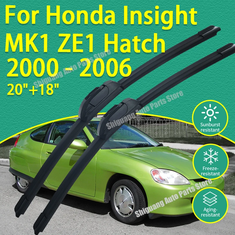 Front Silicone Coating Wipers for Honda Insight MK1 ZE1 Hatch 2000 - 2006 Car Wiper Windshield Windscreen Blades Accessories
Front Silicone Coating Wipers for Honda Insight MK1 ZE1 Hatch 2000 - 2006 Car Wiper Windshield Windscreen Blades Accessories