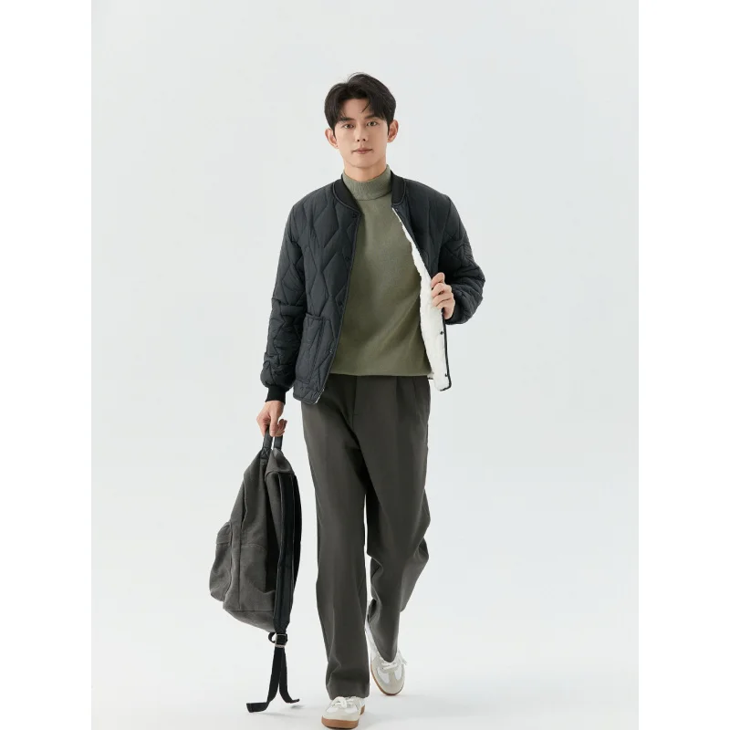 GIOIOMen's Jacket,2025Spring and Autumn New Thickened Warm Jacket,Solid Color Small Checkered Casual Jacket
GIOIOMen's Jacket,2025Spring and Autumn New Thickened Warm Jacket,Solid Color Small Checkered Casual Jacket