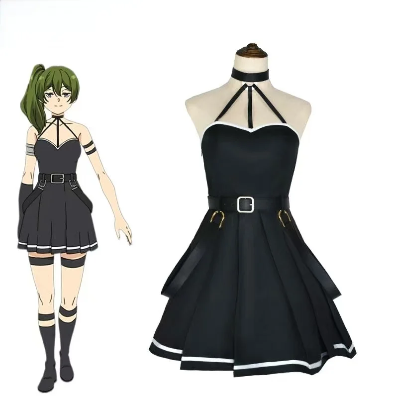 Anime Frieren Beyond Journeys End Ubel Cosplay Costume Black Halter Dress Outfit Halloween Carnival Party Uniform For Women
Anime Frieren Beyond Journeys End Ubel Cosplay Costume Black Halter Dress Outfit Halloween Carnival Party Uniform For Women