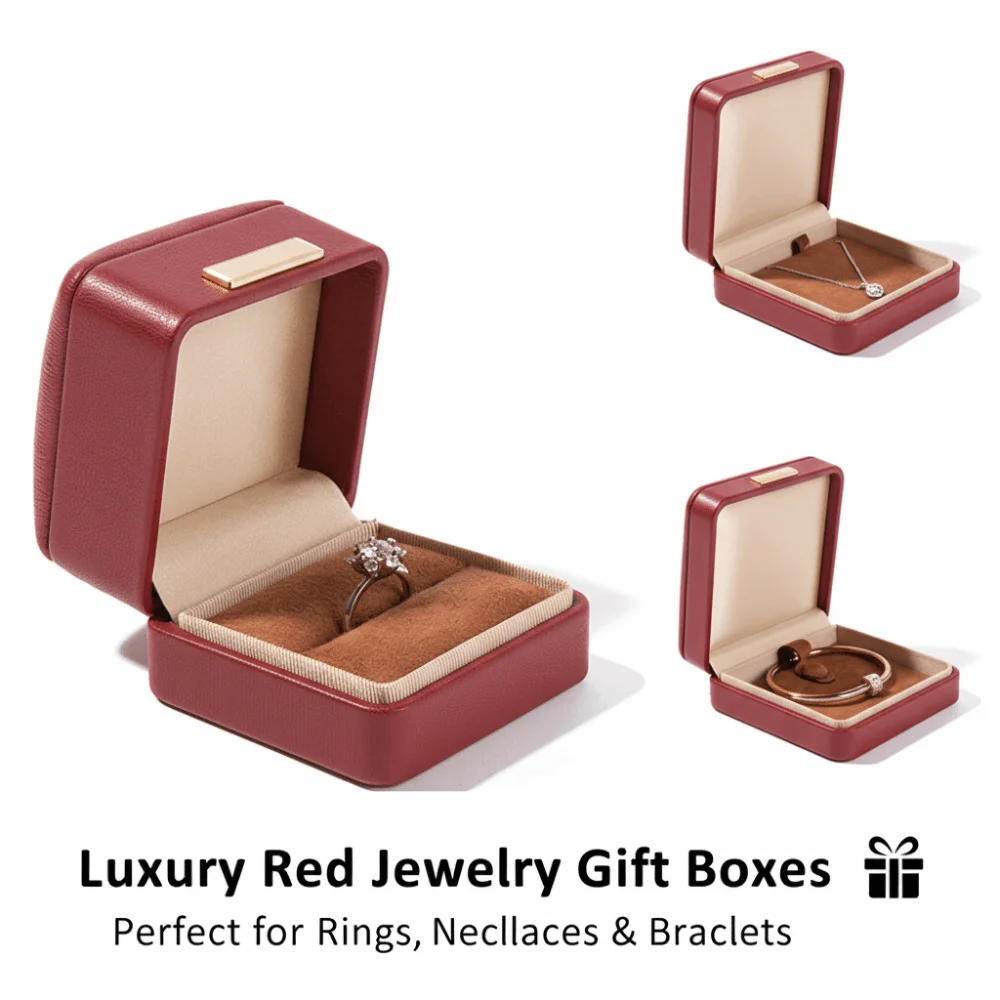 Luxury PU Leather Jewelry Packaging Box Gold Buckle Premium Leather Bracelet Box Round-cornered Box Anniversary Gift
Luxury PU Leather Jewelry Packaging Box Gold Buckle Premium Leather Bracelet Box Round-cornered Box Anniversary Gift