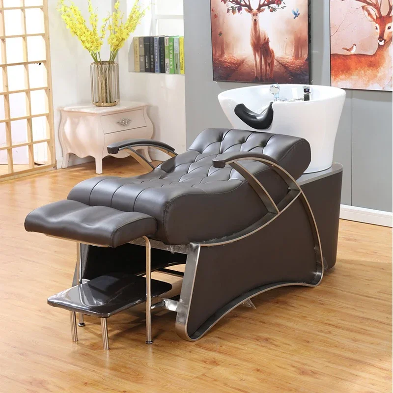 Hair Washing Massage Bed Beauty Shaving Professional Hairdressing Chair Shampoo Cosmetic Shampoo Bowl Spa Furniture
Hair Washing Massage Bed Beauty Shaving Professional Hairdressing Chair Shampoo Cosmetic Shampoo Bowl Spa Furniture