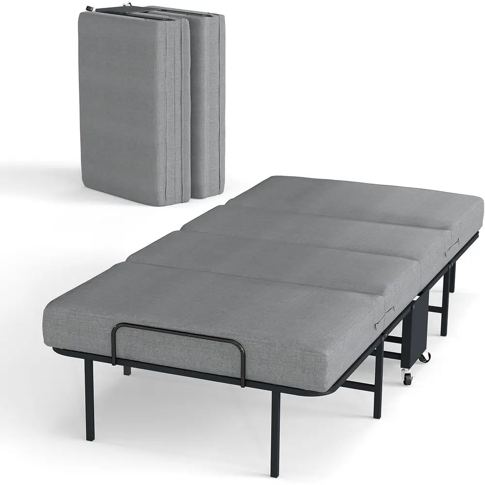 Portable Folding Beds, Rollaway Beds with Memory Foam Mattresses, and Metal Frame Beds for Adults
Portable Folding Beds, Rollaway Beds with Memory Foam Mattresses, and Metal Frame Beds for Adults