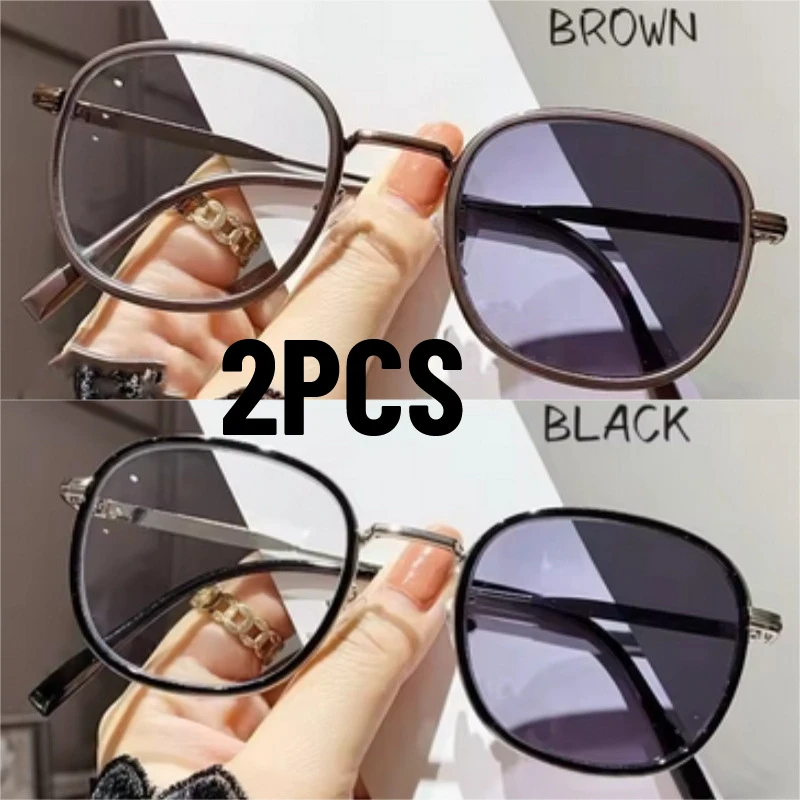 2 Pairs of Retro Square Metal Color Changing Glasses for Men and Women Daily Commuting Outdoor Sports Street Photography
2 Pairs of Retro Square Metal Color Changing Glasses for Men and Women Daily Commuting Outdoor Sports Street Photography