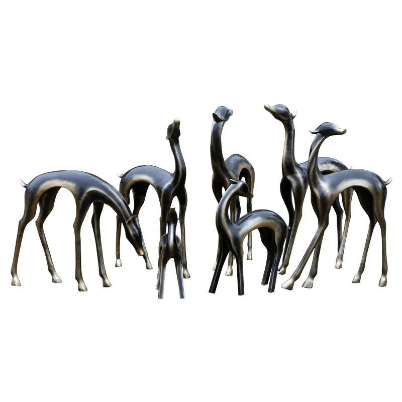 FRP imitation copper abstract deer ornament sculpture outdoor garden landscape courtyard garden sales office lawn decoration
FRP imitation copper abstract deer ornament sculpture outdoor garden landscape courtyard garden sales office lawn decoration