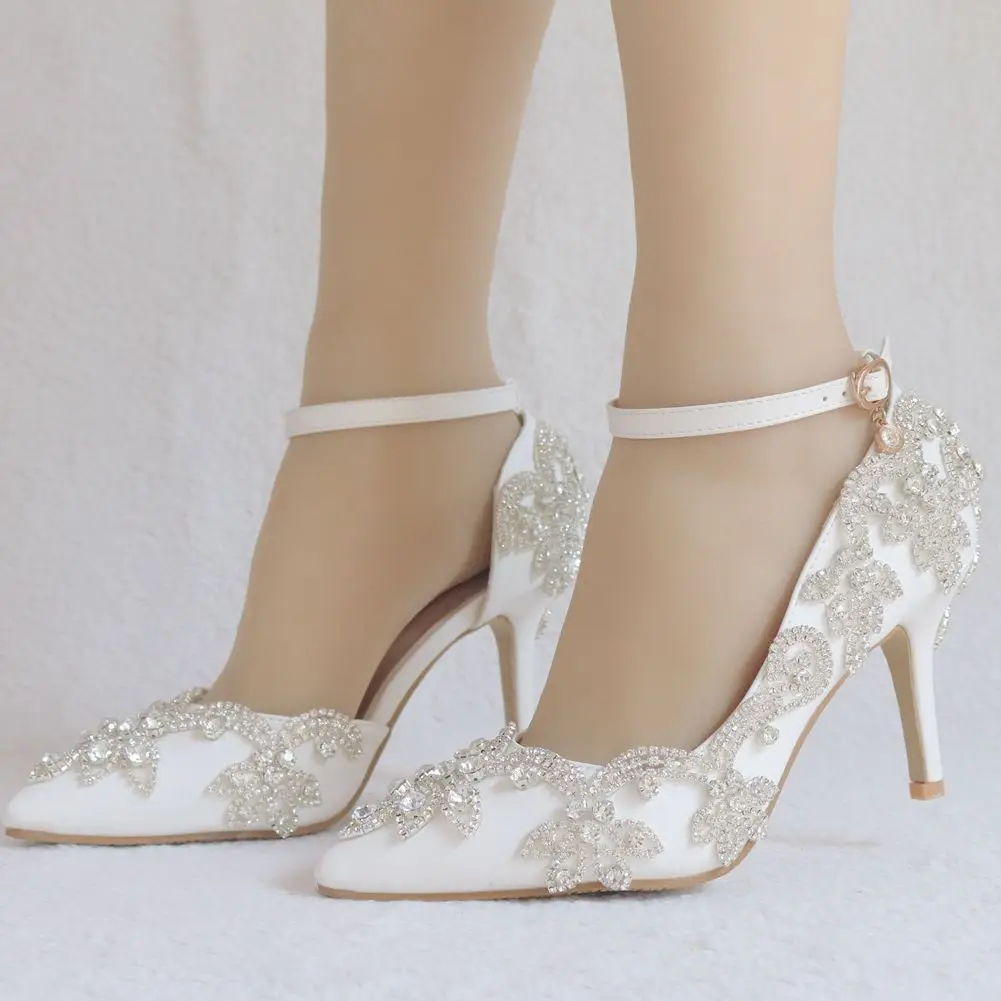 Style High Heels Sexy Women Pumps Sandals Rhinestone Wedding PU 7.8 CM Thin Heels Side Air Woman Shoe Elegant Sexy Sandals
Style High Heels Sexy Women Pumps Sandals Rhinestone Wedding PU 7.8 CM Thin Heels Side Air Woman Shoe Elegant Sexy Sandals