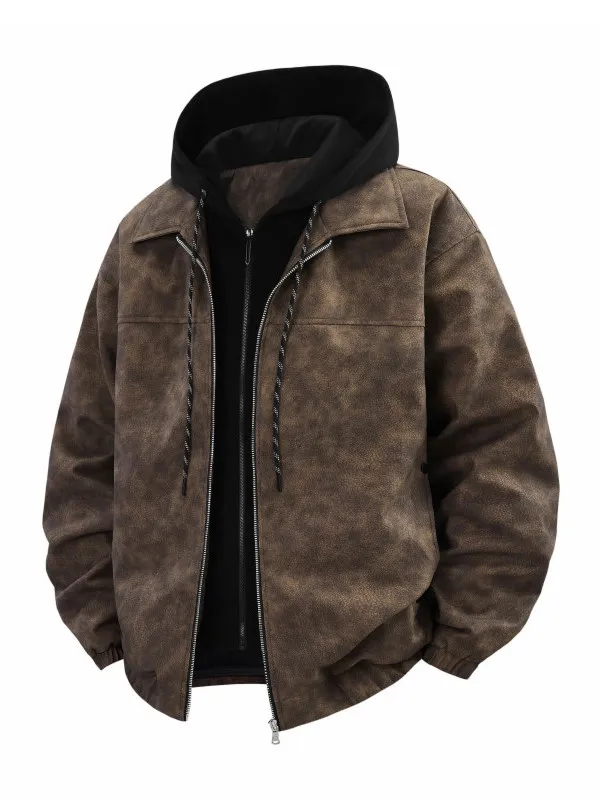 American Style Men's Retro Hooded Jacket Loose Streetwear Windproof Spring Autumn Casual Top Polyester Fabric Youth Fashion
American Style Men's Retro Hooded Jacket Loose Streetwear Windproof Spring Autumn Casual Top Polyester Fabric Youth Fashion