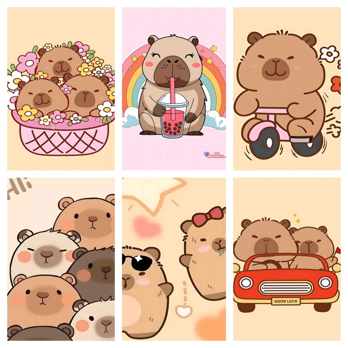 Cartoon Cute Capybara Diamond Painting Kit Square Round Diamond 5D DIY Mosaic Handmade Art Children's Gift Crafts Home Decor
Cartoon Cute Capybara Diamond Painting Kit Square Round Diamond 5D DIY Mosaic Handmade Art Children's Gift Crafts Home Decor
